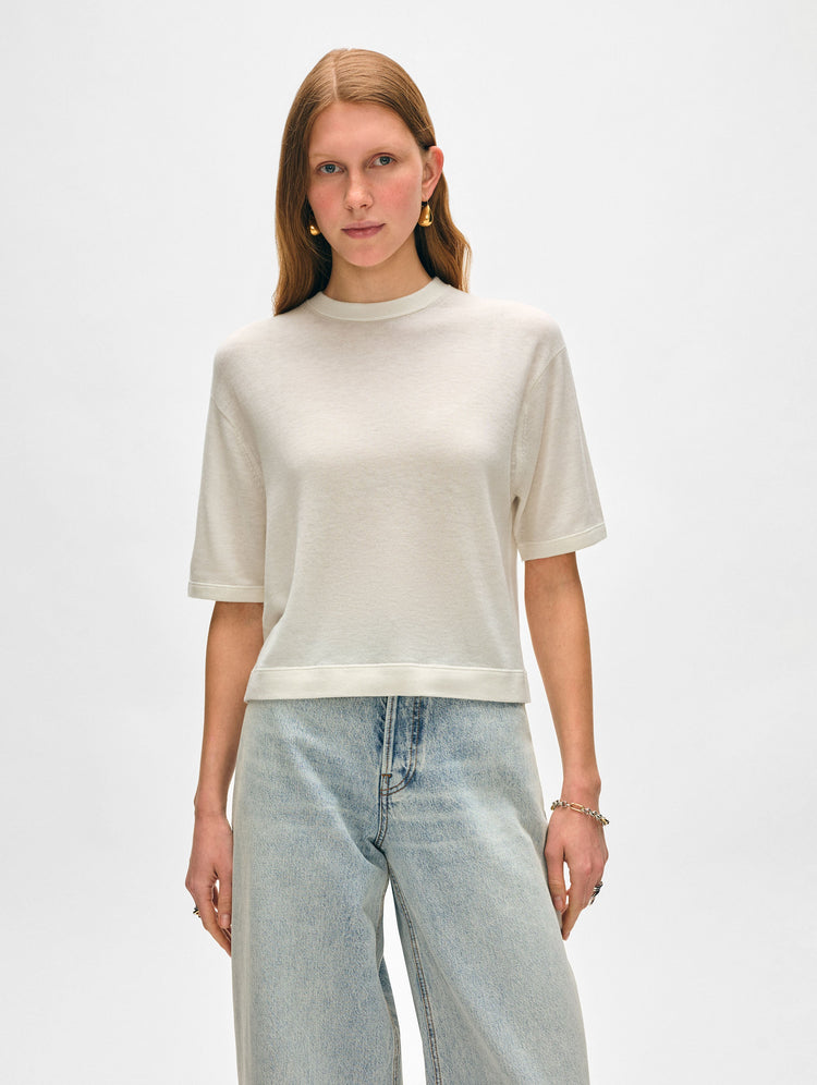 Superfine Cashmere Tee